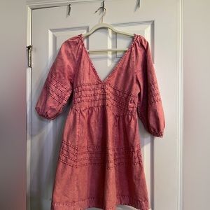 Free People Sweet Surrender Pink Mini Dress